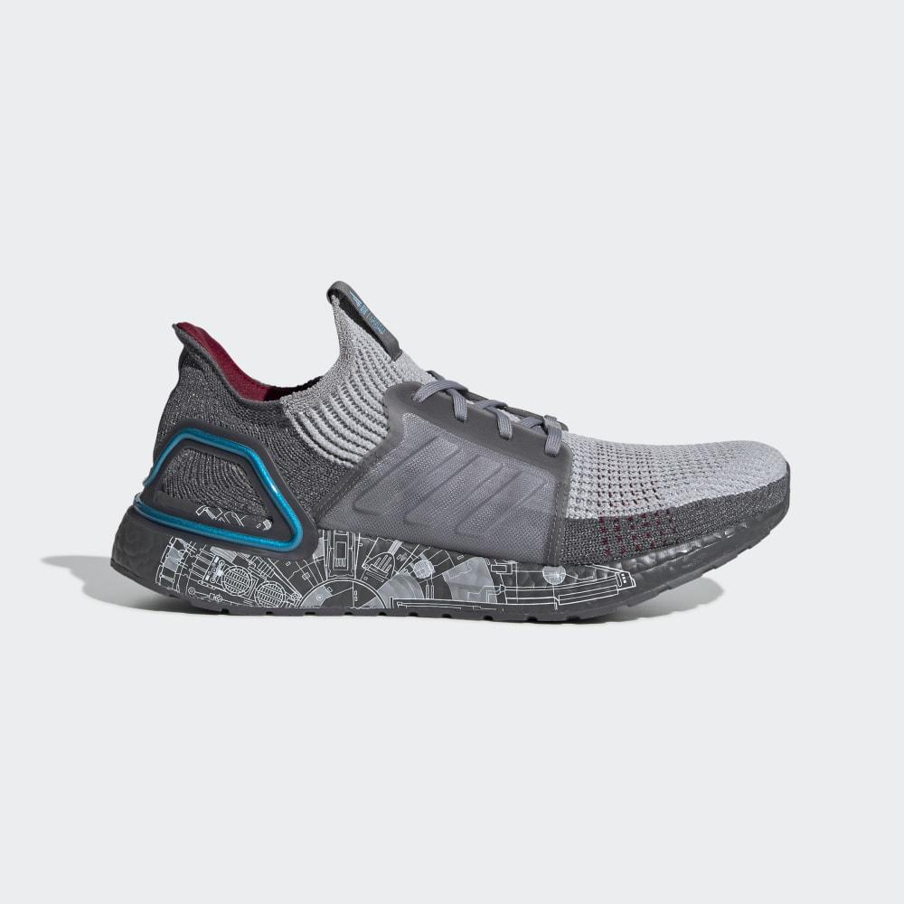 Adidas Men's Ultraboost 19 Star Wars Running Shoes Grey/Light Blue Ireland FW0525